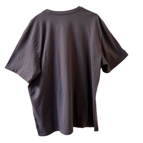 Nike Dri Fit T Shirt Just Do It Gray Green Spell Out Flames Splash Swoosh SZ XL - Picture 5 of 13